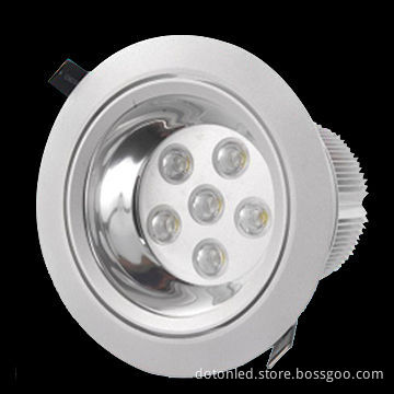LED Downlight with 430 to 480lm Luminous Flux, 100 to 240V AC Voltages and 6W Power